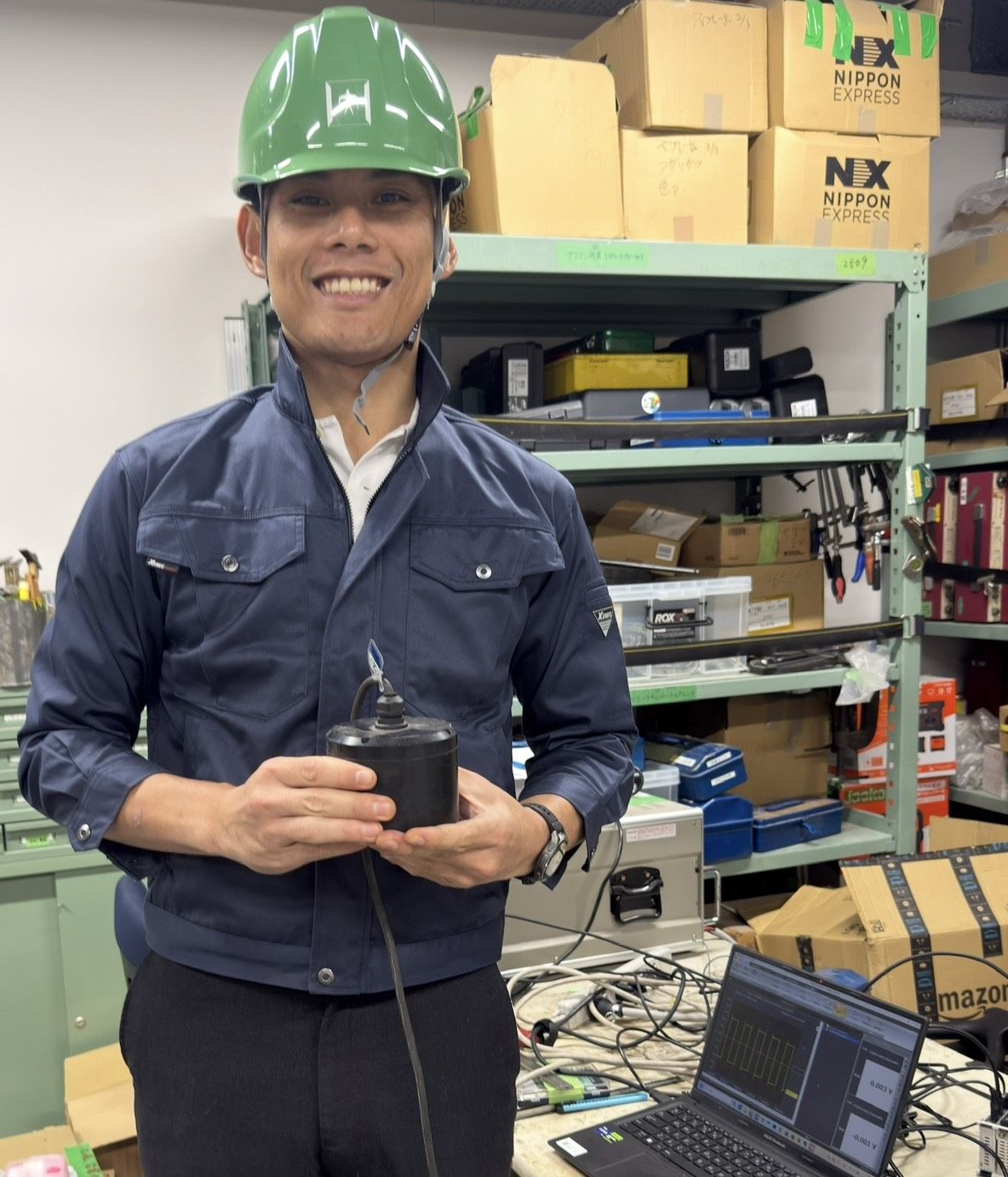 Non-destructive testing laboratory sensing hardware