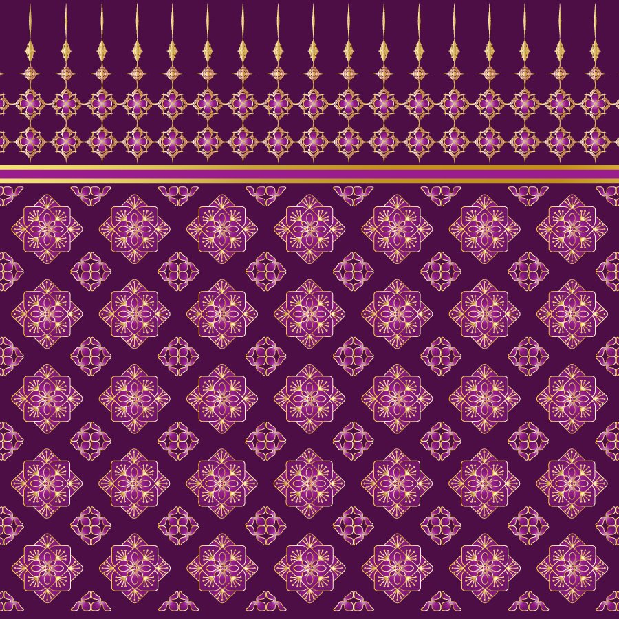 Handwoven Thai textile pattern